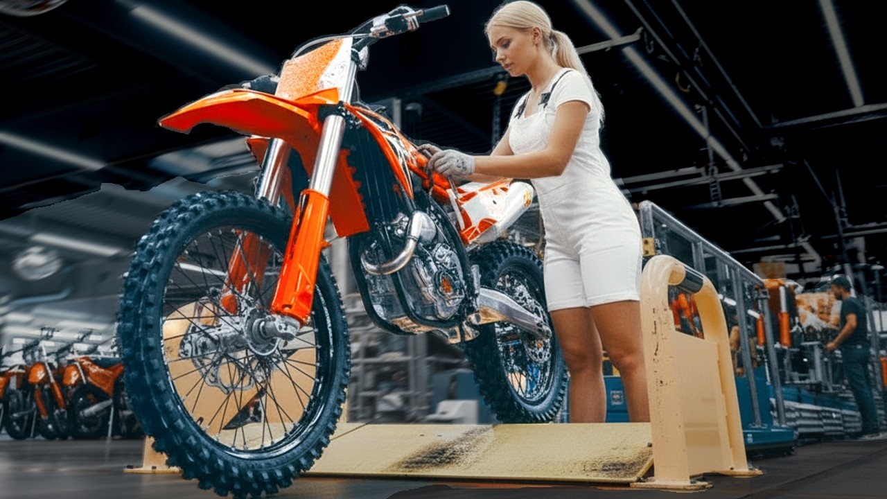 KTM Manufacturing process: Building Off-road Motorcycles – Inside Austrian Factory