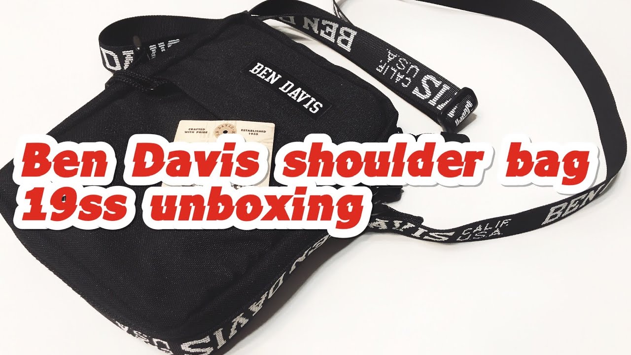 (2019) Ben Davis box shoulder bag 19ss unboxing