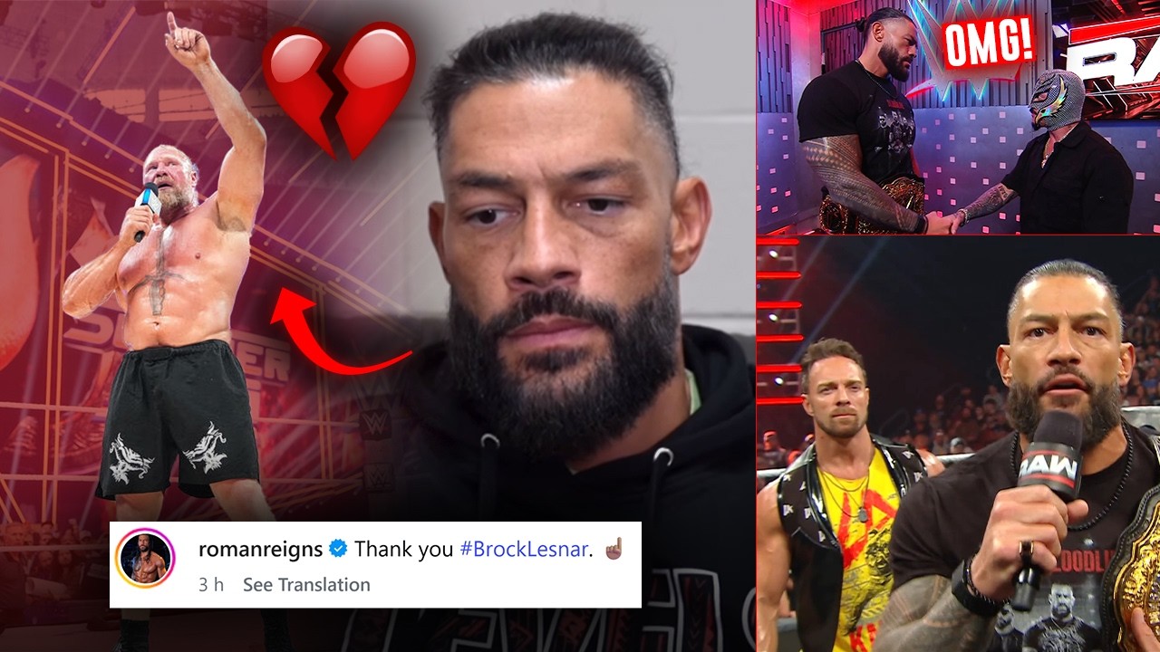 Brock Lesnar OFFICIALLY RETIRED 😢 - Roman Reigns EMOTIONAL GOODBYE | Roman - Rey MASTERPLAN | WWE