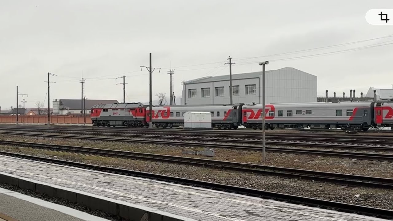 ТЭП70БС-?. С поездом №382С, сообщением: Грозный - Москва.