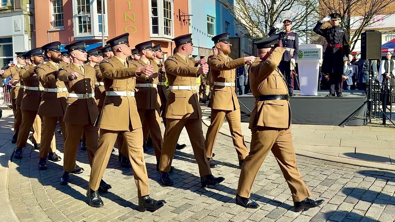 Welsh Guards, St David’s Day, Bridgend. 1st March 2025