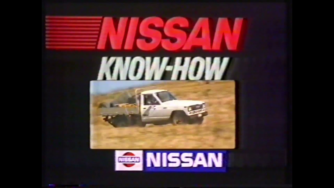 Nissan Patrol Ute (MQ/160) - 1985 Australian TV Commercial