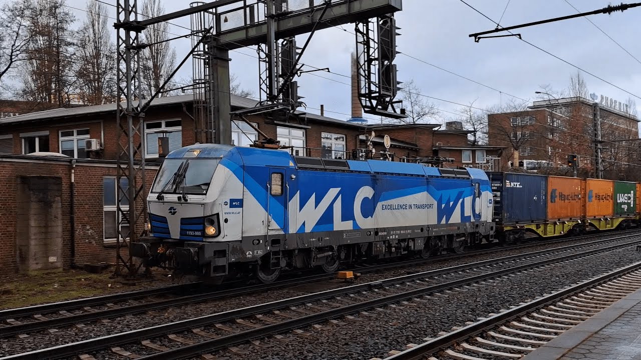 Züge in Hamburg-Harburg (03/02/2024)