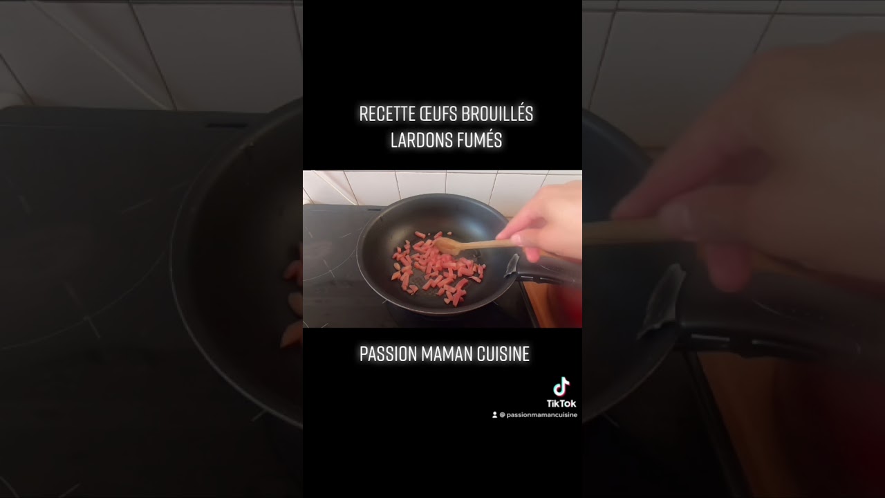 &OElig;ufs brouill&eacute;s lardons | Recette facile