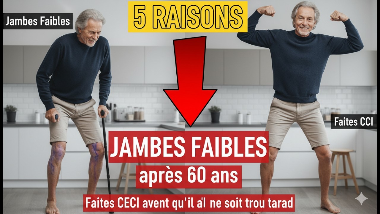 5 Raisons Pour Lesquelles Vos Jambes S’Affaiblissent Après 60 Ans — Et Que Faire – Santé Senior