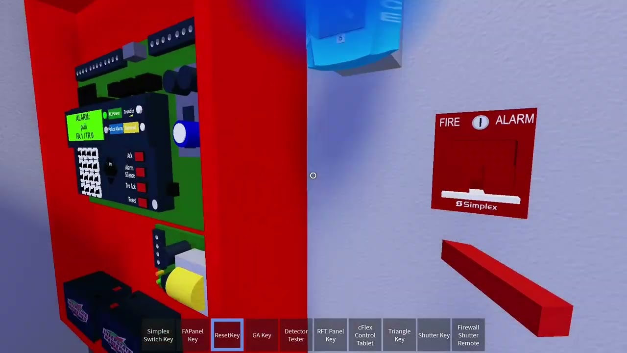 fire alarm testing roblox