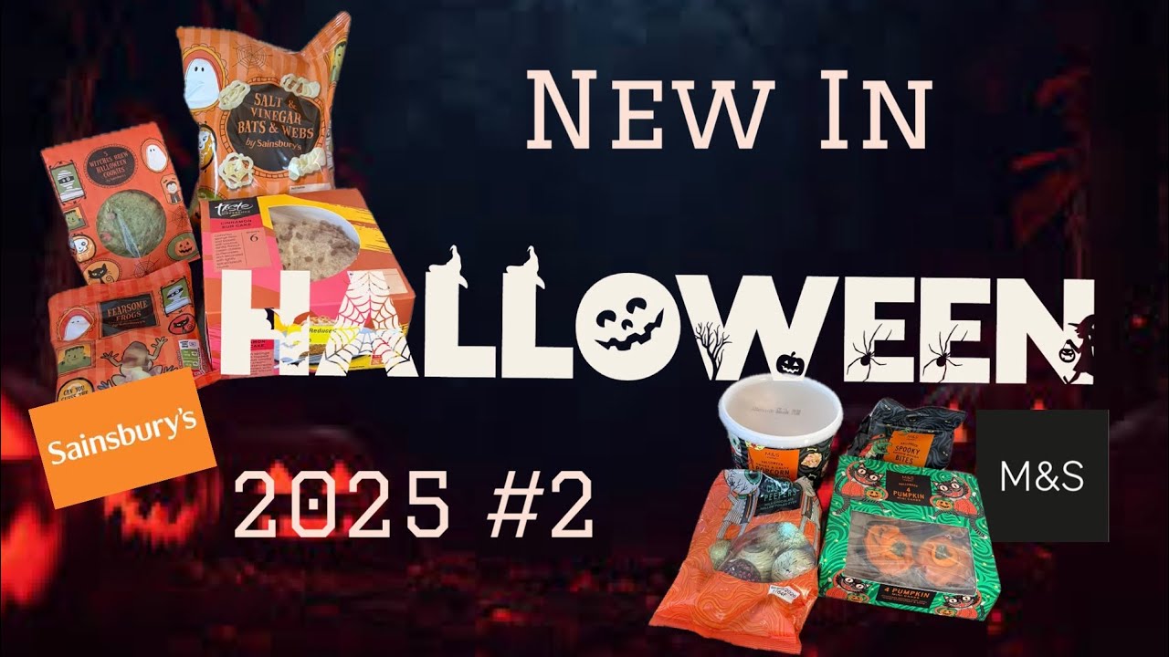 Новинки еды на Хэллоуин 2025 | Sainsburys и M&S