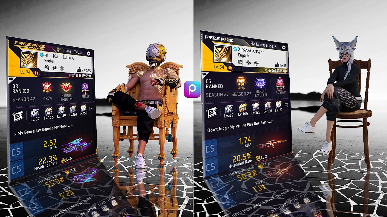 Free Fire Photo Editing| Free Fire Profile Pic Editing Tutorial| Fed Editz