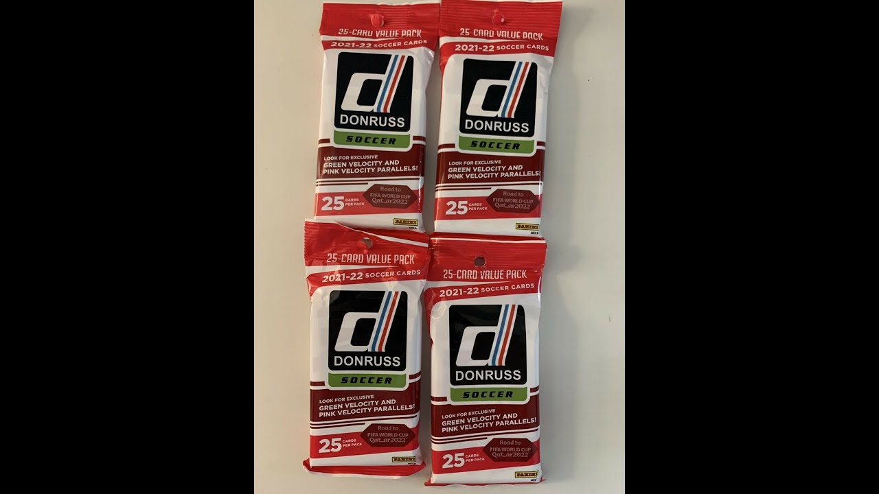 break / ouverture 4 fat pack 2021-22 PANINI DONRUSS SOCCER special national team world cup 2022 !!!