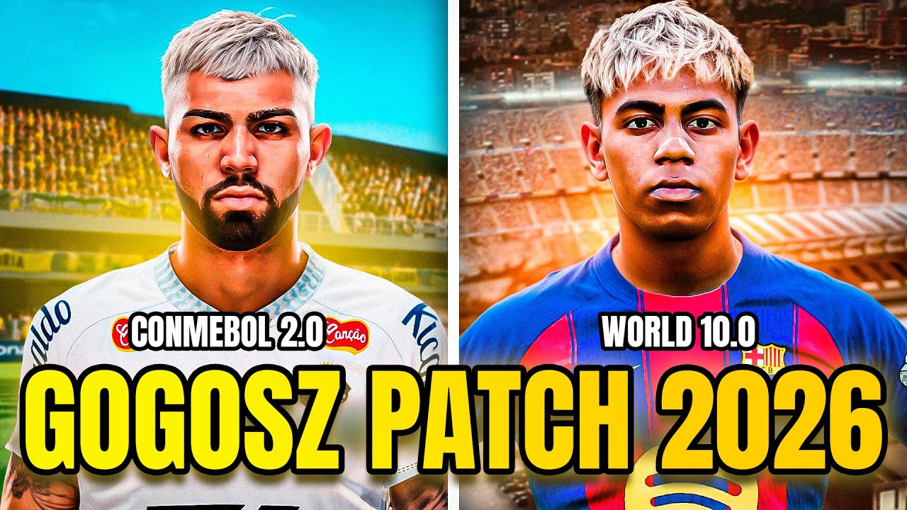 SAIU! GOGOSZ PATCH - World 10.0 e Conmebol 2.0 🔥 (ATUALIZADO 2026)