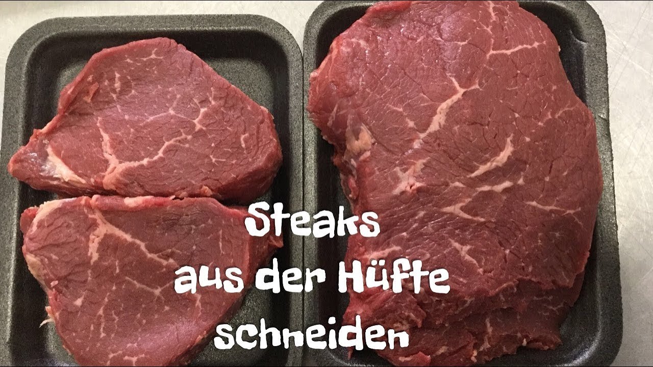 Aus der Hüfte Steaks schneiden