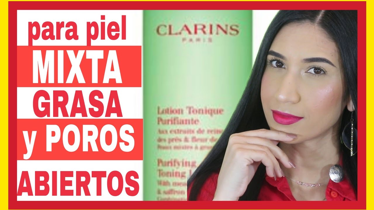 Para que SIRVE el TONICO FACIAL PARA PIEL MIXTA A GRASA CLARINS (TONER) 💛 COMO usar y aplicar