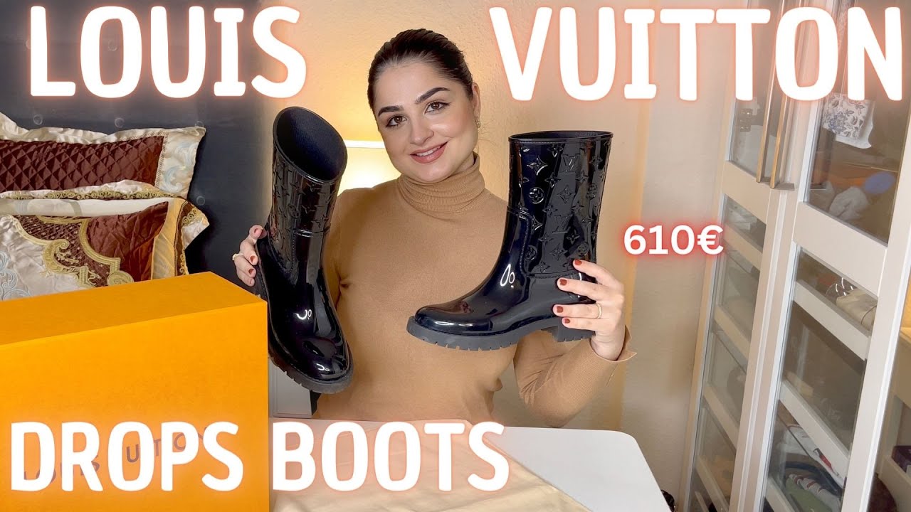 LOUIS VUITTON DROPS I LV RUBBER BOOTS 2022 I LOUIS VUITTON BOOTS REVIEW I LV SHOES I Mary&acute;s Closet