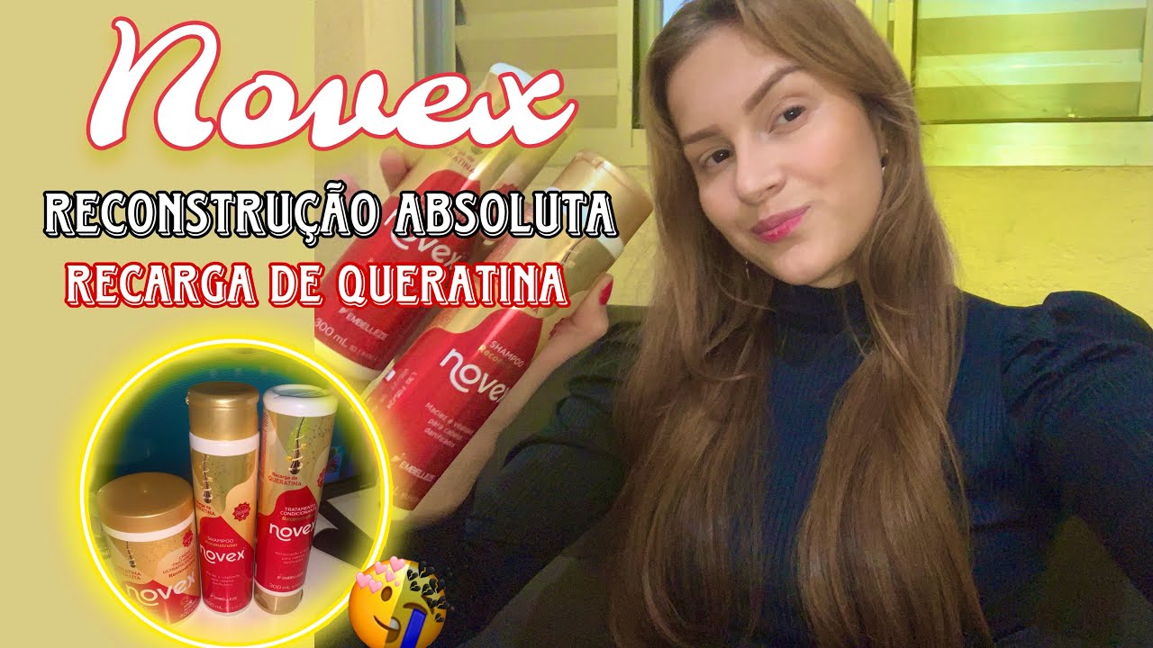 Resenha: Novex linha de reconstrução absoluta e recarga de queratina, será se presta ?