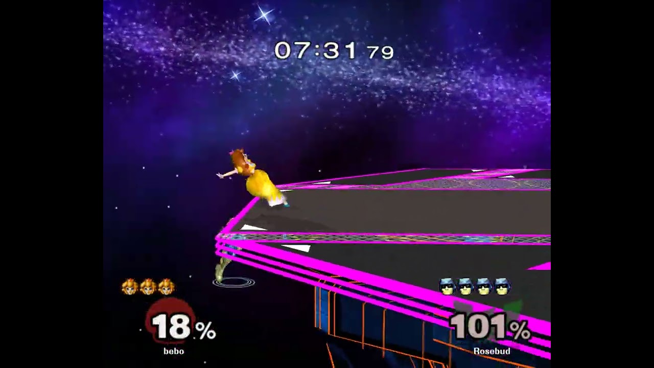Sudden Death @ Pine Box 2  — WR3 — Rosebud ⟮Falcon⟯ vs bebo ⟮Peach⟯