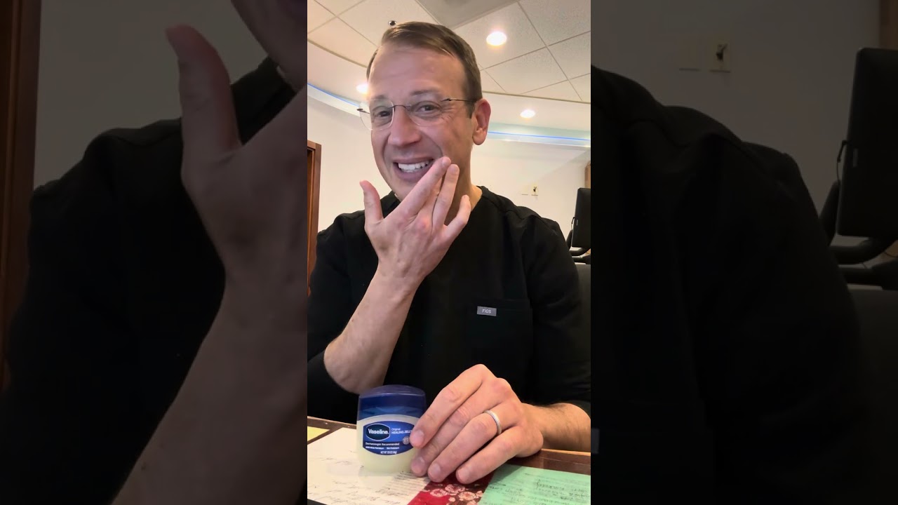 Using Vaseline to prevent a chemical burn