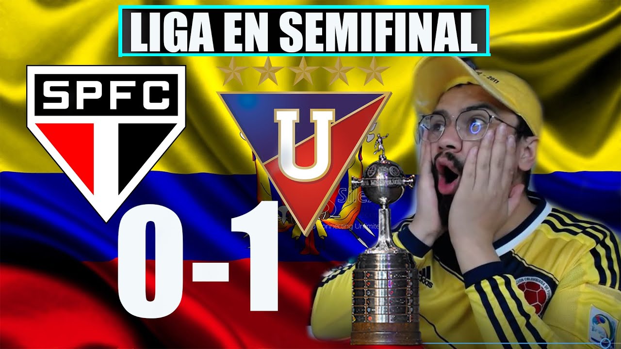 SAO PAULO (0) vs (1) LIGA DE QUITO | LIBERTADORES CUARTOS DE FINAL | REACCIÓN HINCHAS