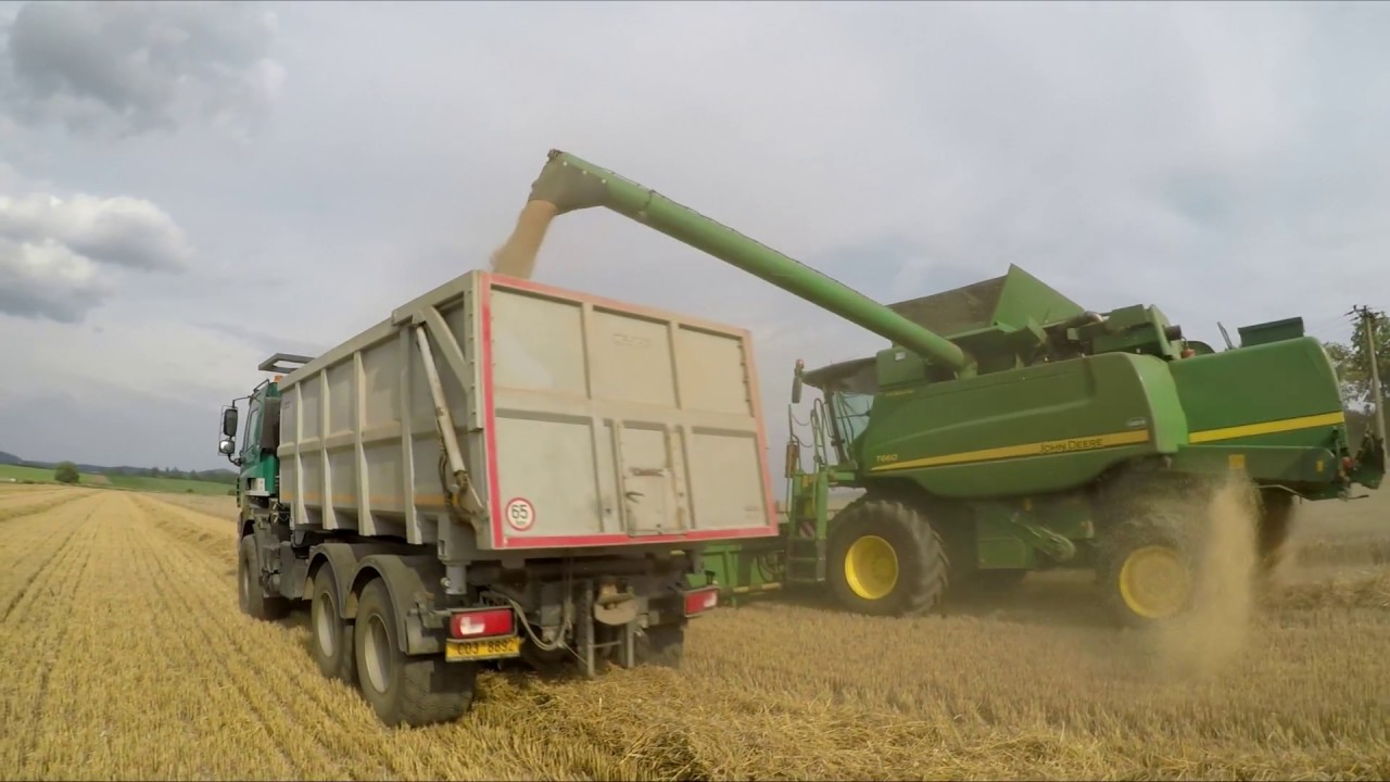 Žně 2018 Pšenice JD T660 Tatratraktor phoenix