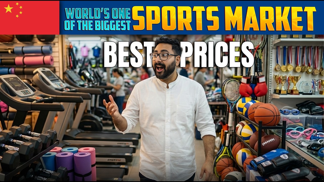 Inside China’s Biggest Sports Wholesale Market 😲 | Gym & Sports Equipment
