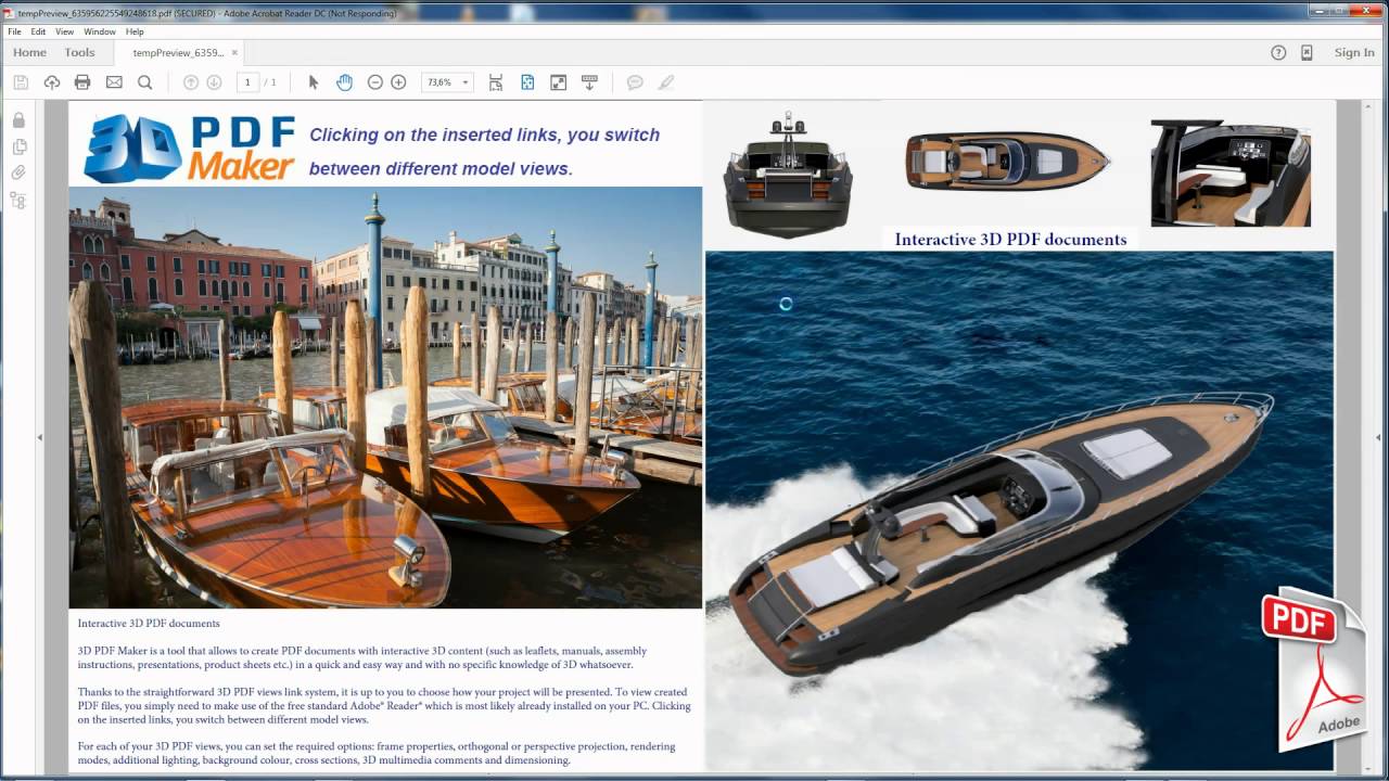 3D PDF Maker - The New Way of Sharing 3D Models