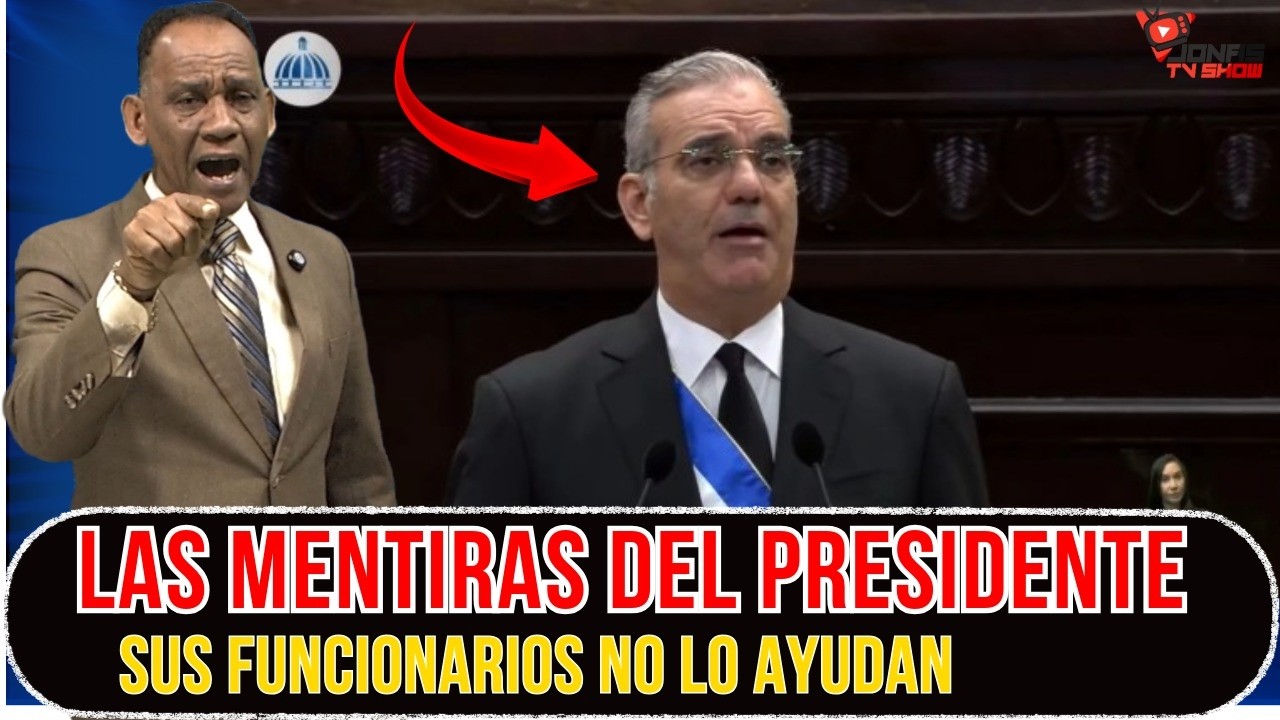 PUSIERON AL PRESIDENTE ABINADER HABLAR MENTIRAS