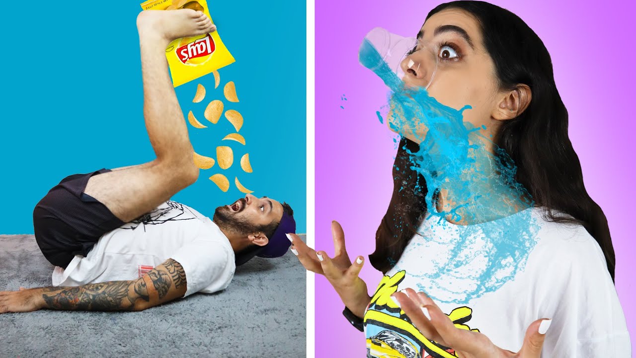 چالش دست وِلی 😂 زندگی بدون دست