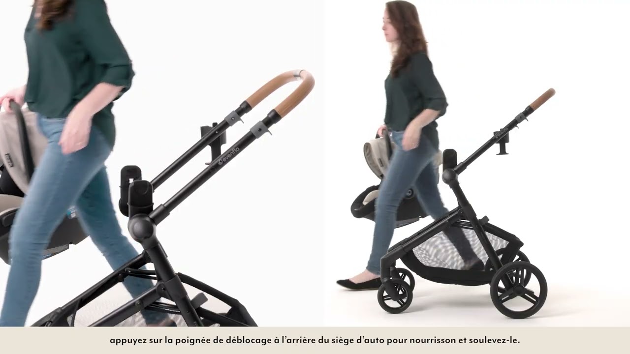 Evenflo® Pivot® NXT - How to Use Included Car Seat (French)
