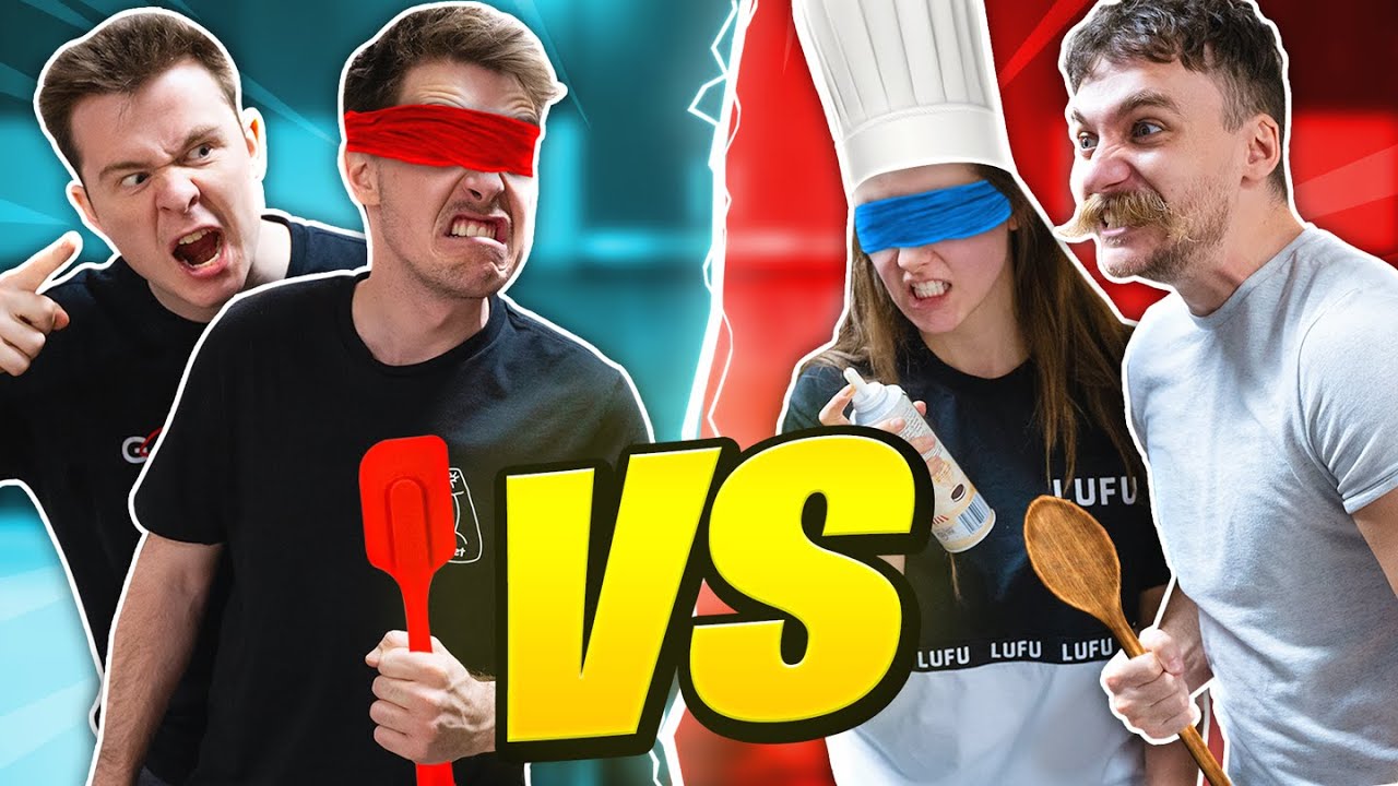 BLINDFOLDED COOKING CHALLENGE w/ CLICK