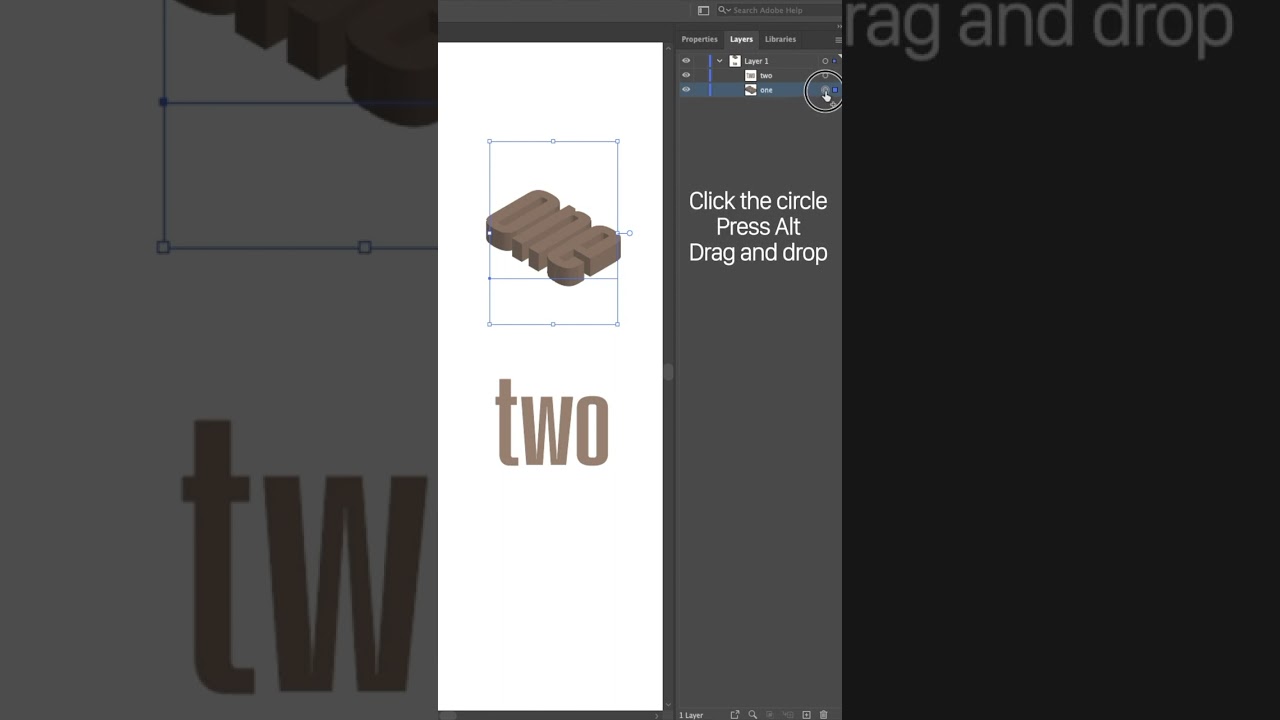 #IllustratorTips: Duplicate Appearance #FastandInstructive #shorts