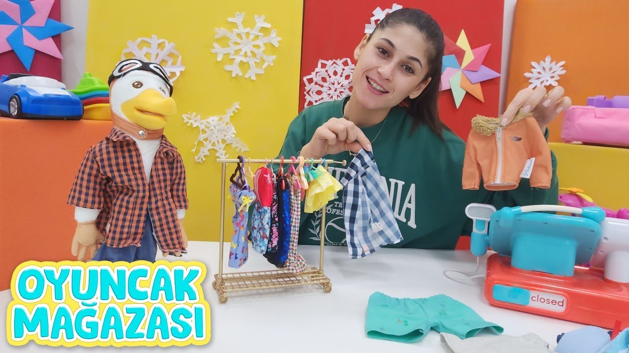 Oyuncak Mağazası - Kaptan Gaga yeni giysileri alıyor! Kız ve erkek &ccedil;ocuklar i&ccedil;in!