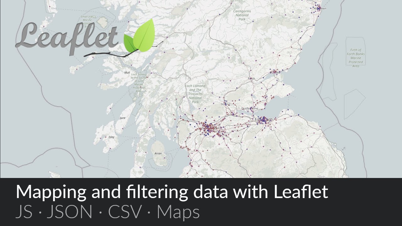 Mapping and filtering data with LeafletJS