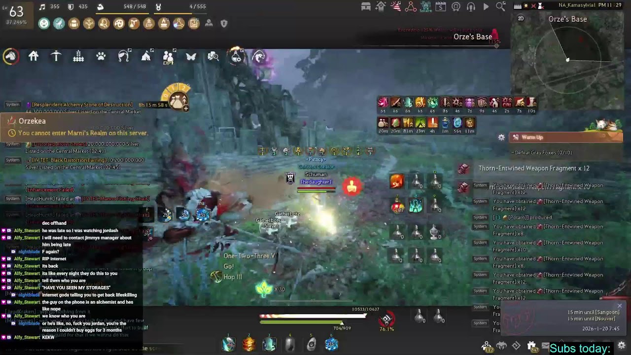 2.7k/819GS/3.5T+ Storages/ 555 CP , One more pen debo to go. LIfeskill/Grind Chill.