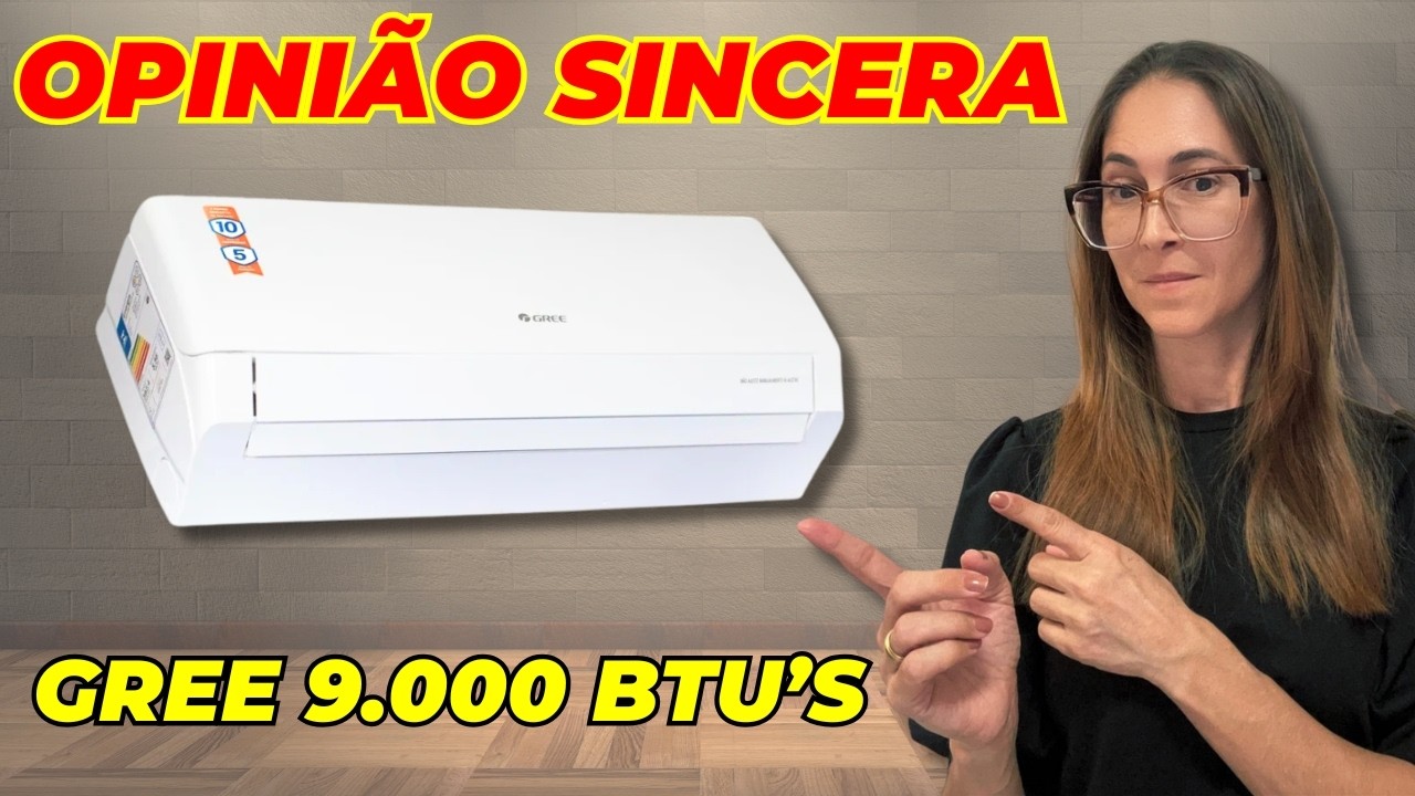 MELHOR Custo Benefício AR CONDICIONADO GREE G TOP Auto Inverter 9.000 Btu's