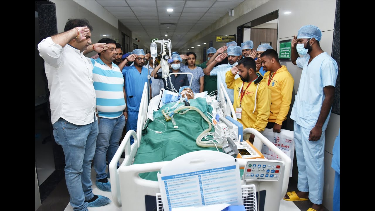 One more organ donation from Kiran Hospital Surat through Donate Life.