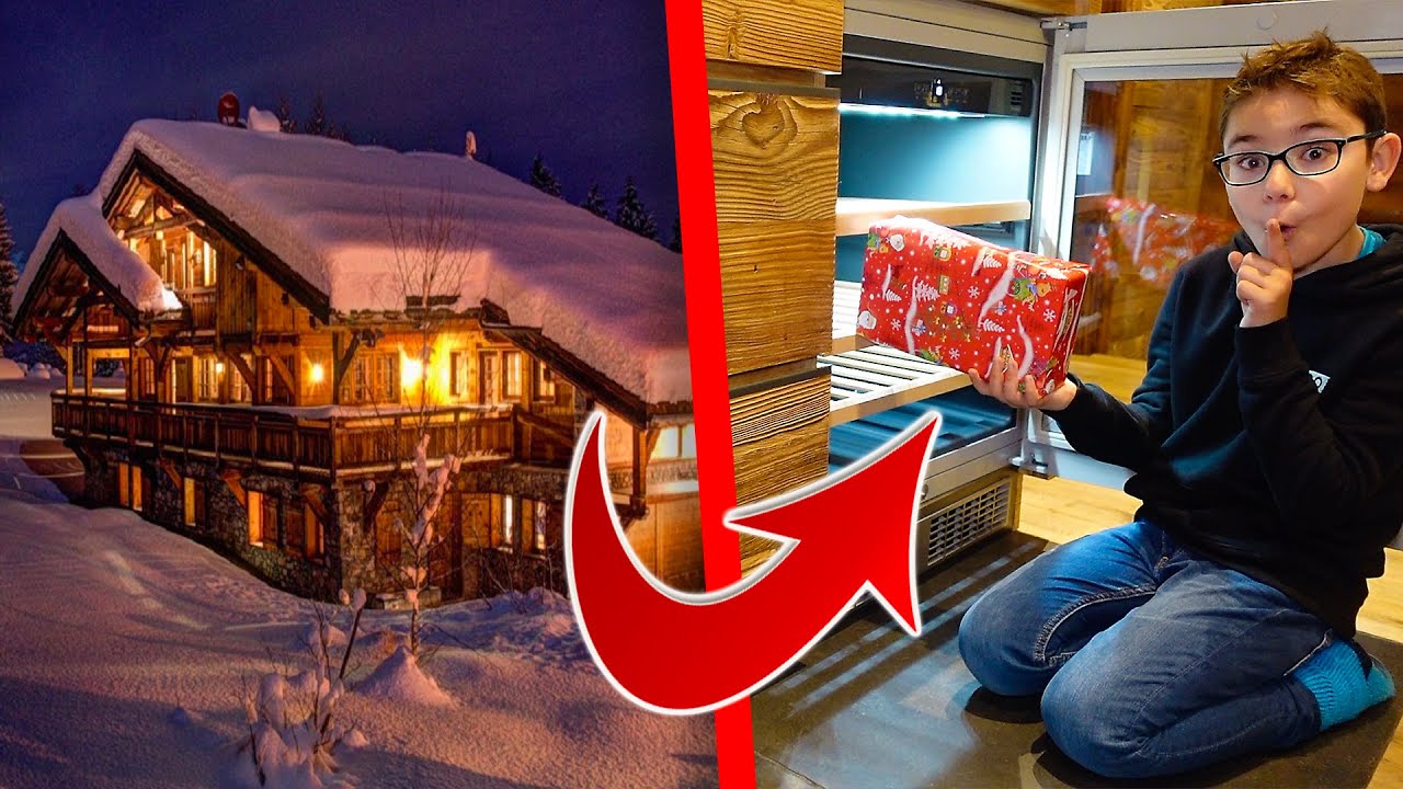 CHASSE AUX CADEAUX DANS LE CHALET (cache-cache cadeaux)