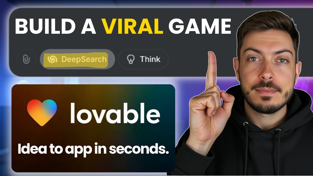 Создайте свою первую игру с искусственным интеллектом без написания кода (Lovable + Grok 3 + Clau...