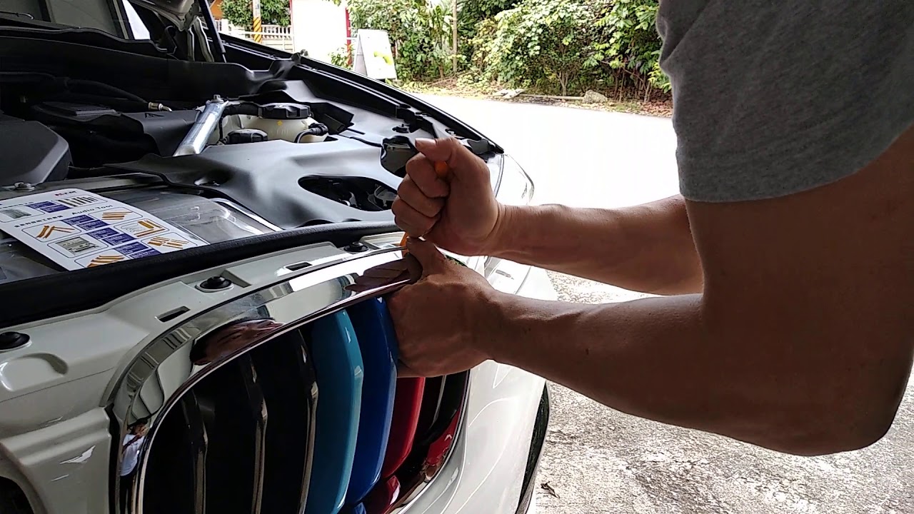 (18-22年式)BMW x3 G01 X4 G02 DIY 拆掉鼻孔水箱罩