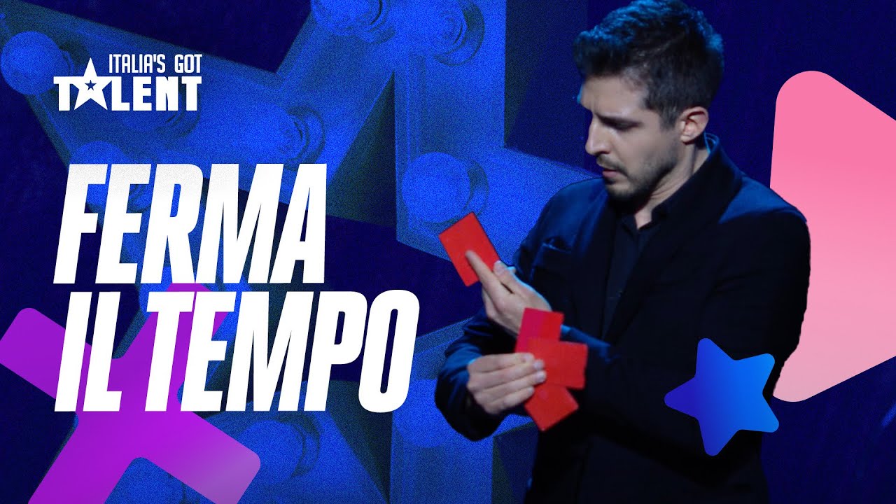 La magia di Francesco ferma le lancette 🕰️ Italia’s Got Talent