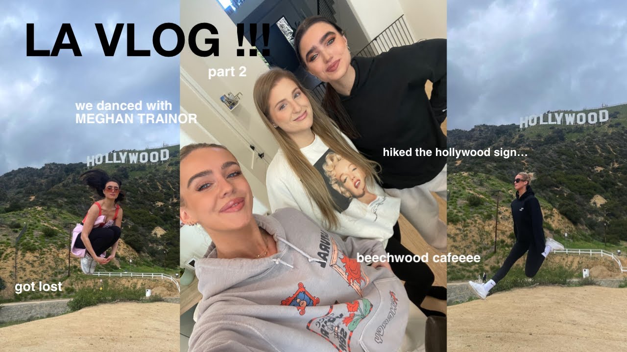 LA VLOG PART 2 ... we met meghan trainor !!!