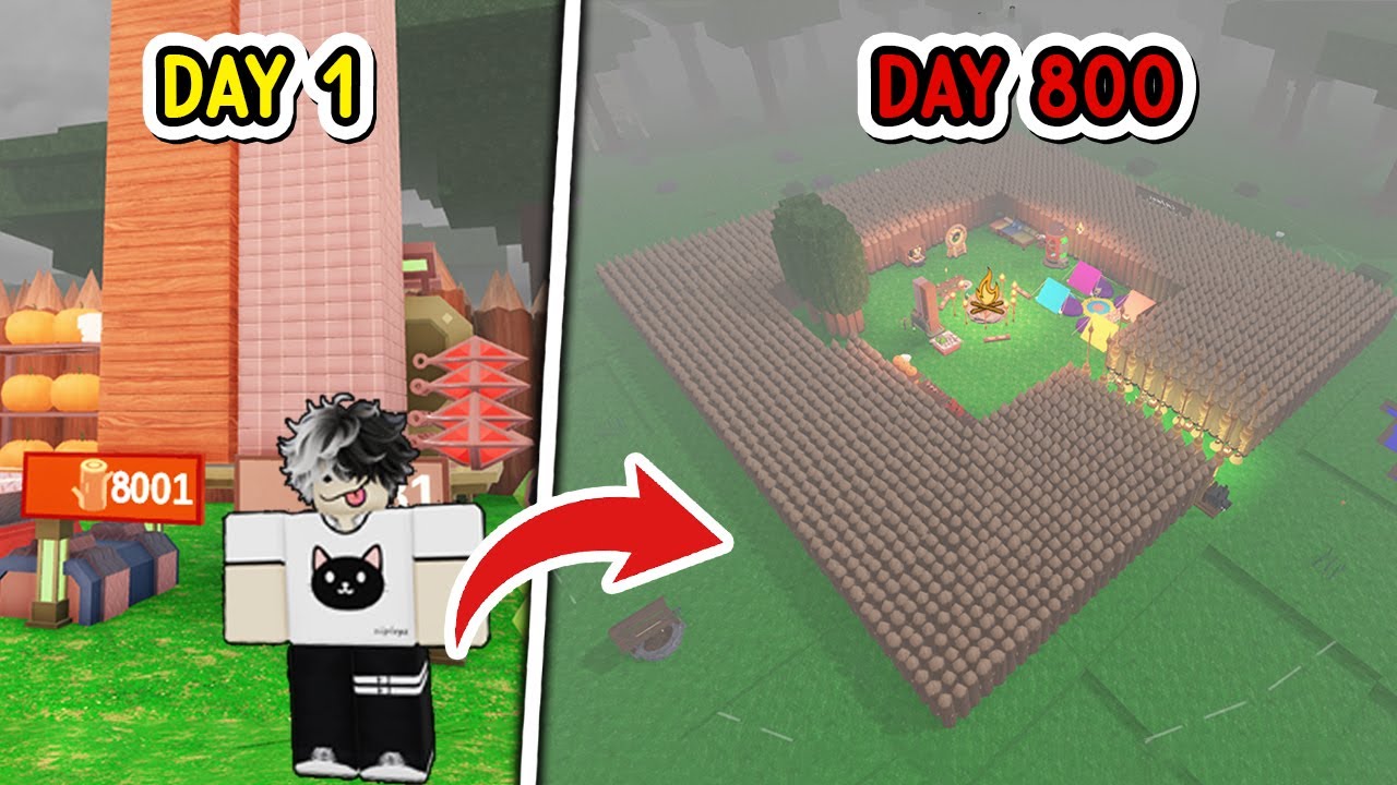 800วัน สร้างฐานสุดแน่นหนา! ไม่มีวันแตก | Roblox 99คืนในป่า EP.25