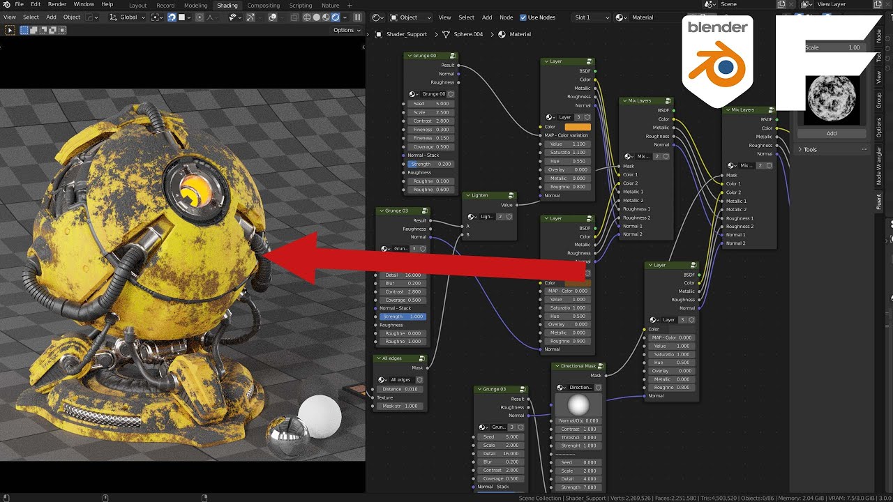 🔴Live - Texture Study Using Fluent Materializer (Blender addon)