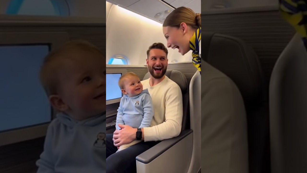 This Baby Helps Dad Shoot His Shot with a Flight Attendant