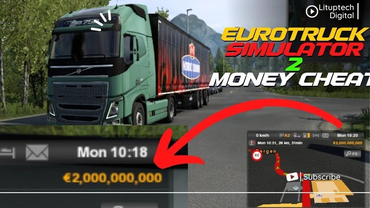 Euro Truck Simulator 2 Money Cheat Tutorial