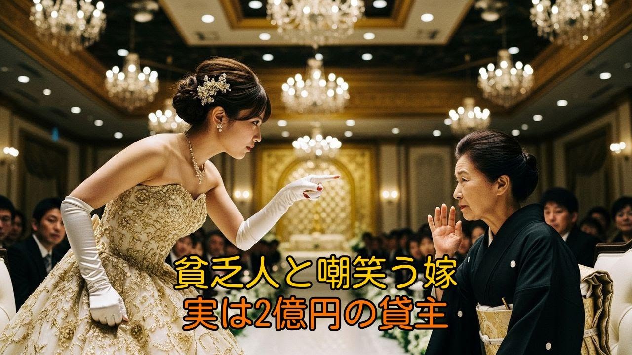 「貧乏くさい」と義母を侮辱した新婦→実は5億円の資産家。匿名融資を即刻回収した結果w