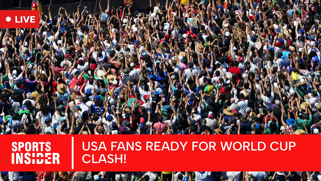 LIVE: USA vs Paraguay World Cup 2026 | Fans Arrive at Los Angeles Stadium & Gather | AD1Z