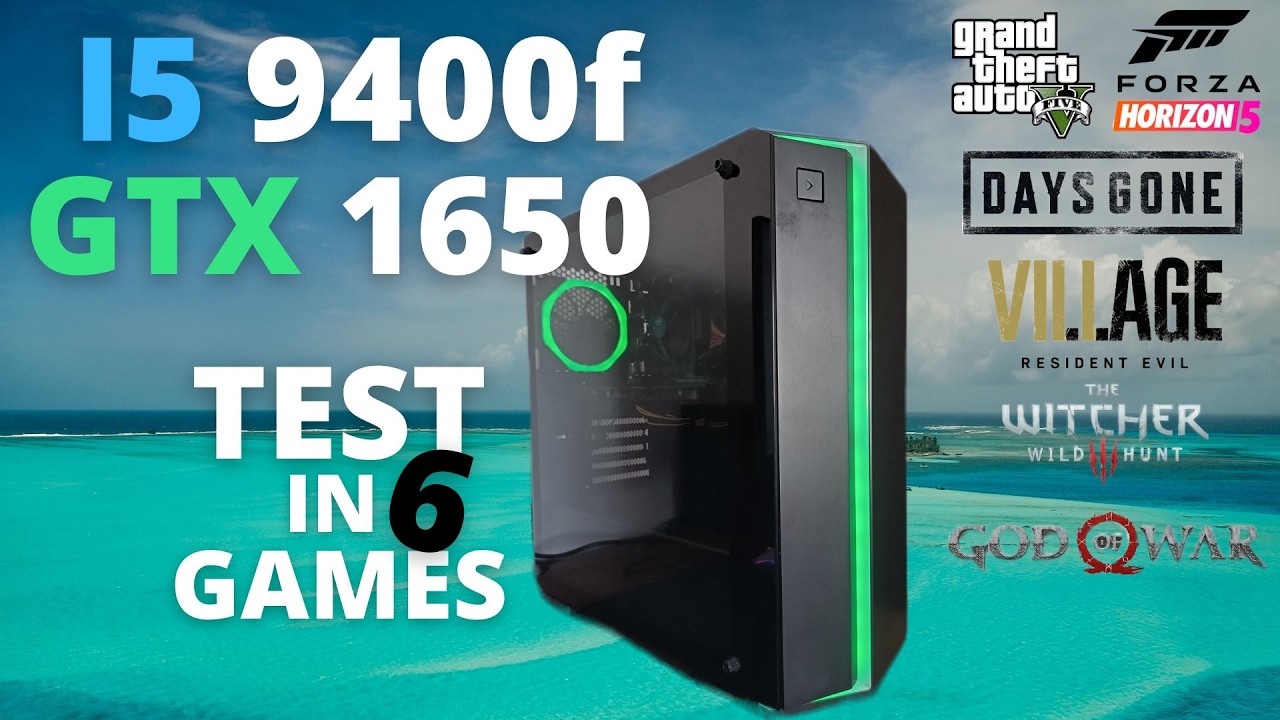 INTEL I5 9400F + GTX 1650 Super | Cheapest gaming pc for 1080p.