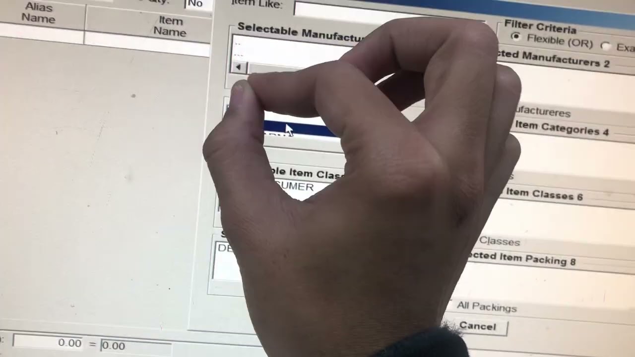 How to Set the Projection Period in Abuzar for pharmacy 