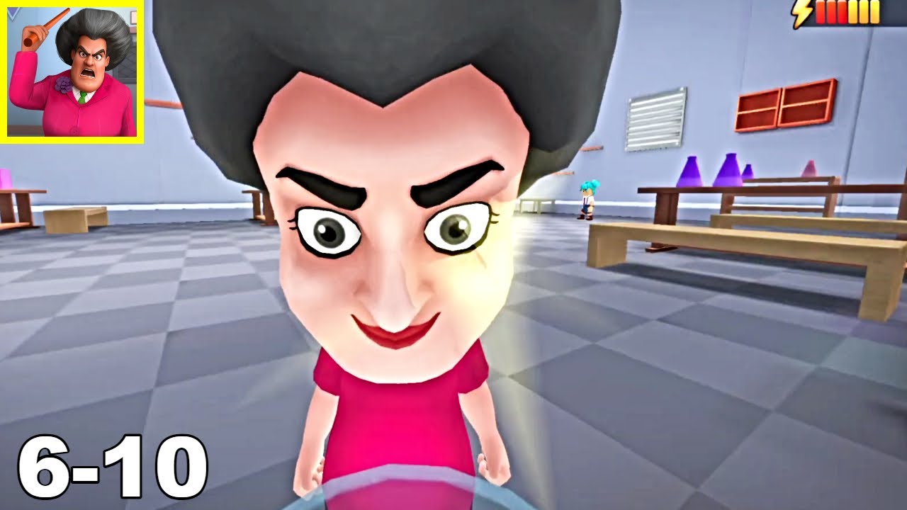 Escape Miss T Obby Breakout - Level 6 -10 Full Gameplay
