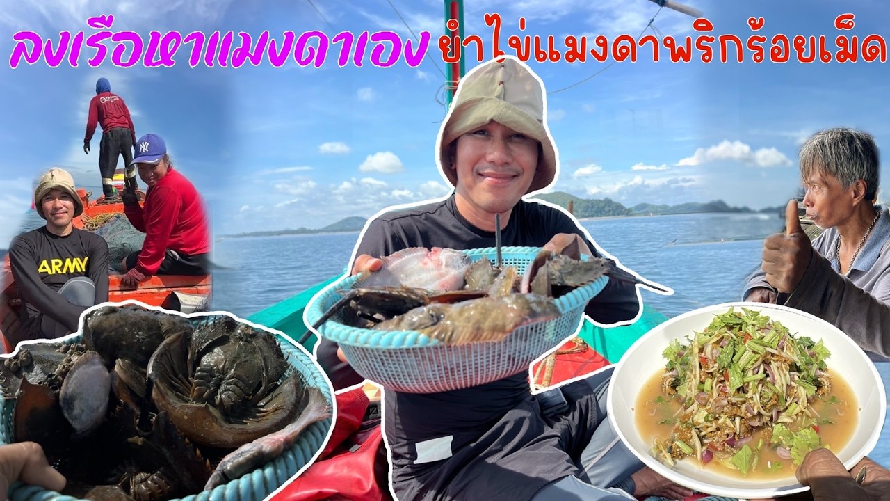 ขขอยากกินยำไข่แมงดาพริกร้อยเม็ดต้องไปหาเองกลางทะเล