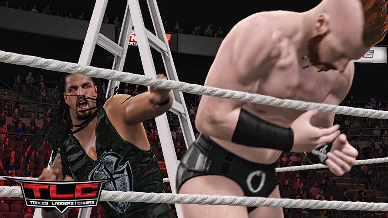 WWE TLC 2015 Roman Reigns vs Sheamus WWE World Heavyweight Championship!